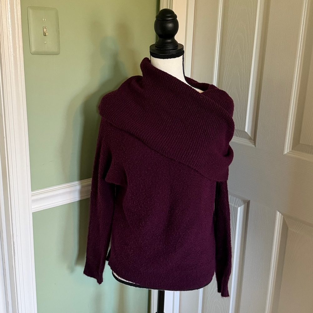 Allison Joy Deep Purple Knit Sweater